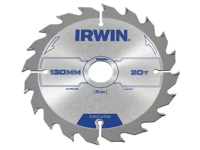 £26.38 • Buy IRWIN - Circular Saw Blade 130 X 20mm X 20T ATB