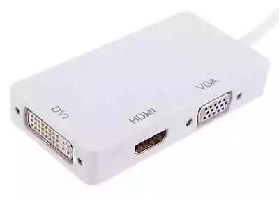 3 In 1 Thunderbolt Mini DisplayPort To DVI VGA HDMI Adapter Cable Converter  • $12.99