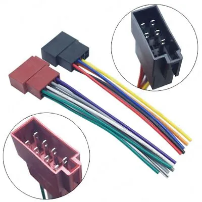 2x Universal Car Stereo Female Socket Radio ISO Wire Harness Adapter Connector • $12.96