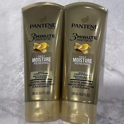 2 Pantene PRO-V 3 Minute Miracle DAILY MOISTURE RENEWAL Daily Conditioner NEW • $17.98