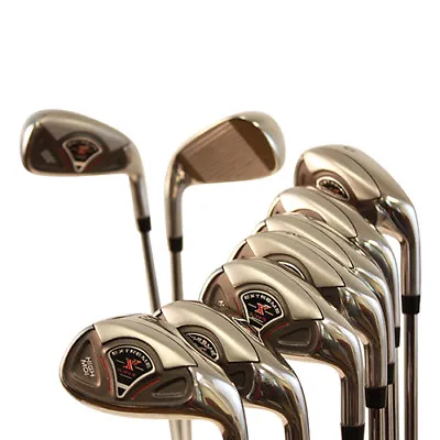 New +2  Big Tall Extra Long Xxl Golf Club Xl Iron Set Stiff Flex Steel Shafts • $399.95