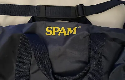 SPAM Black Duffle Gym Bag • $40