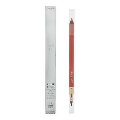 Lancome Le Lip Liner Waterprrof Lip Liner Pencil With Brush - 66 Orange Sacre • £13.25