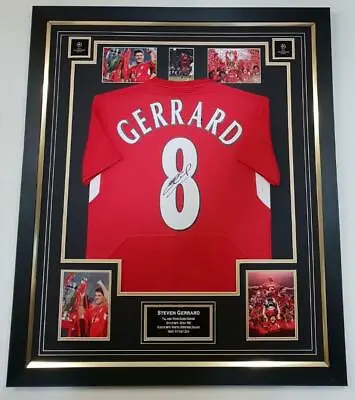 £395 • Buy ** Rare STEVEN GERRARD Of Liverpool 2005 Signed Shirt Autographed Jersey * 