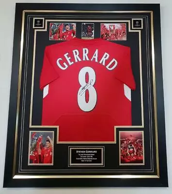 £395 • Buy ** Rare STEVEN GERRARD Of Liverpool 2005 Signed Shirt Autographed Jersey * 