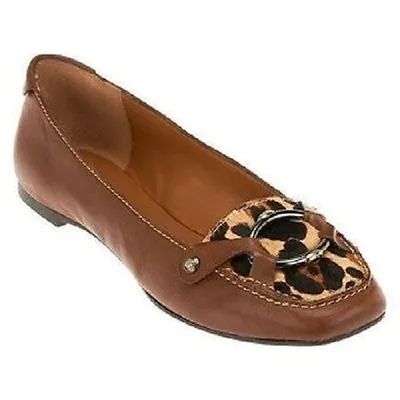 Nib B Makowsky Leather Hair Calf Loafer Flats Moccasins? Choose Size & Color • $49.99