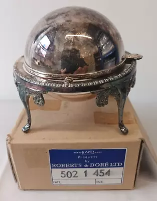 £65 • Buy Silver Plated Butter Or Caviar Dish C1950s Roberts & Dore Ltd Box