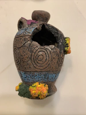 $7.50 • Buy [Free Shpping]iAquarium Decorations Vase Jar Jug Sunken Fish Tank Ornament 4x3x2