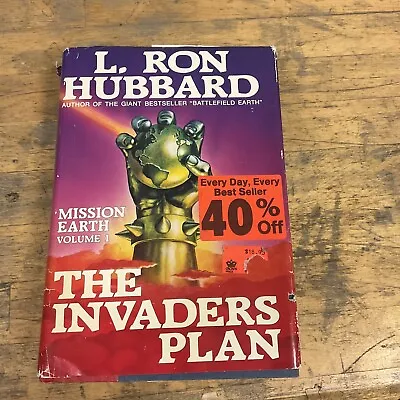 L. Ron Hubbard The Invaders Plan Mission Earth Vol. 1 Book Club Edition • $12.99