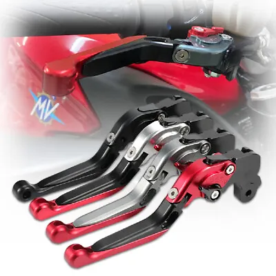 Control Levers W/ Brake & Clutch For MV Agusta Dragster Brutale 675 800 800RR • $33.96