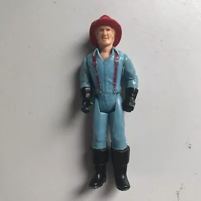 Vintage 1979 Tonka Play People Firefighter Fireman Action Figure 3.75  Toy  • $30