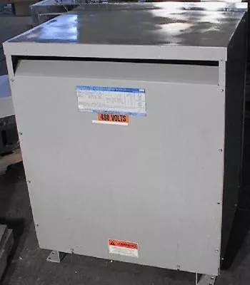 112.5 KVA Transformer 480D To 208/120Y Dry Type • $3995