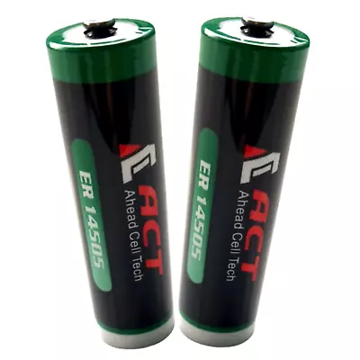 £10.96 • Buy ER14505 Batteries X2 LS14505 AA Size 3.6v 2700 MAh  Battery ACT UK