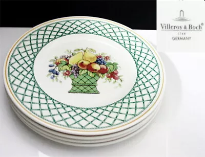 £39.20 • Buy Villeroy & Boch BASKET 8 1/2  Salad Plates, Excellent Condition, Set Of 4