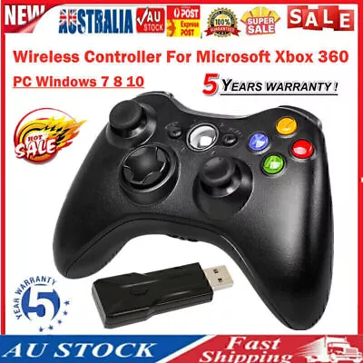 2.4G Wireless Game Controller For Microsoft Xbox 360 PC Windows 7 8 10 Joystick • $30.99
