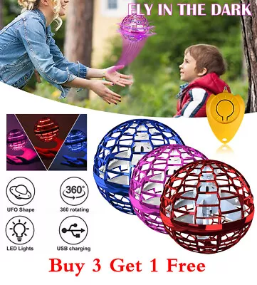 Pro Flying Ball Space Orb Magic Mini Drone UFO Spinner Boy Girl Xmas Gifts Best • $9.98