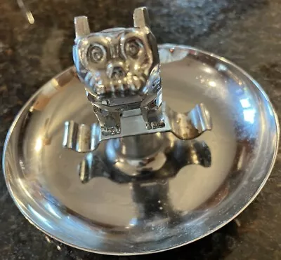 Vintage Mack Truck Bulldog Chrome 7  Cigar Ashtray Dog Truck Hood Ornament • $69.99