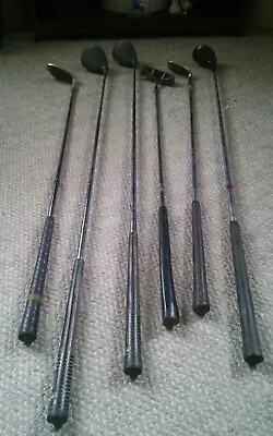 000 Lot Of 6 Vintage Golf Clubs Dunlop Spalding Macgregor Ben Hogan Strategy • $79.99