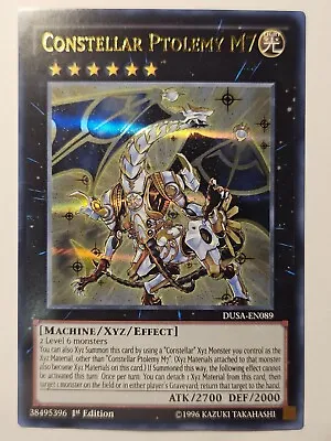 Yugioh - Constellar Ptolemy M7 - Ultra Rare - DUSA-EN089 - 1st Ed - Mint • $3.21