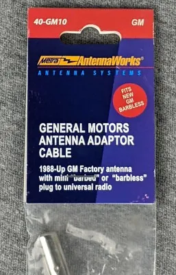 Metra 40-GM10 ANTENNAWorks Antenna Adaptor NEW For GM 1988-Up Barbed Or Barbless • $8.99
