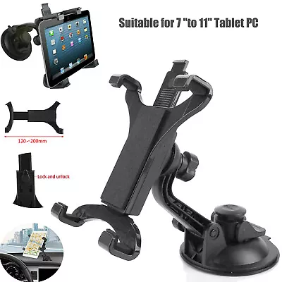 Universal 360°Car Mount Windshield Dash Holder Cradle F Cell Phone Tablet PC GPS • $18.99