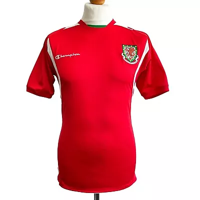 WALES 2008 Champion Home Football Shirt Jersey (S) International Soccer Welsh • £34.99