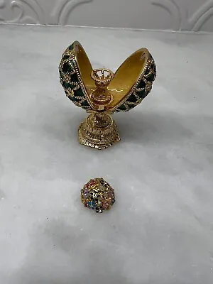Beautiful Faberge Egg (replica); AKM Marked • $70