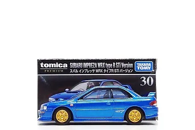 Tomica Premium 1:64 Subaru Impreza WRX Type R STi Version - Blue (#30) • $16.99