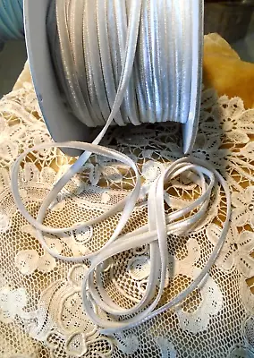 1/8  Rayon Velvet Ribbon  - Light Grey -  Made In Japan-  - Dolls / Jewelry Bty • $2.25