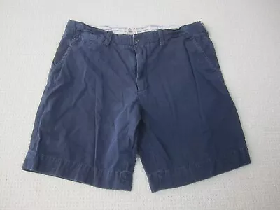 Polo Ralph Lauren Shorts Mens 34 Blue Little Pony Casual Chino Flat Front • $14.96