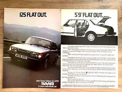 Saab 900 Apc Turbo 1984 Ultra Rare Original Car Magazine Advert • $15.56