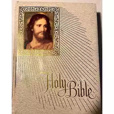 VTG Holy Bible Fireside Family Edition NAB Catholic Hardcover 1982-1983 LARGE • $19
