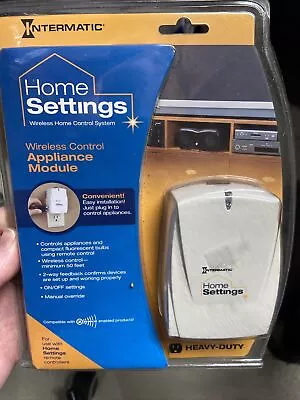 Z-wave Intermatic HA02C Home Settings Heavy-Duty Plug-In Appliance Module • $30