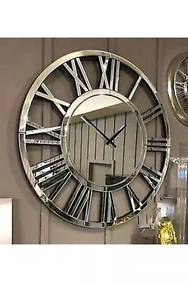 Large Size Decorative VIP Mirrored Wall Clock 50 Cm • $39