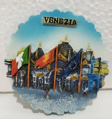 Venezia Souvenir Magnet 3  Round • $7.50