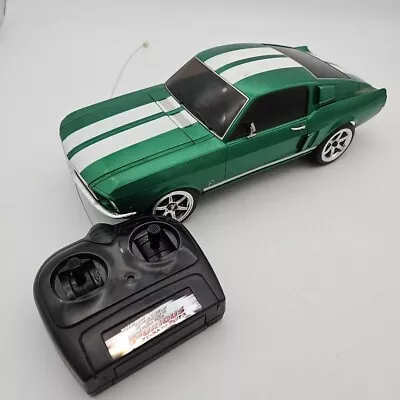 Vintage Nikko Fast And Furious Green Mustang RC Car 1:18 Scale Read Description  • $39.95