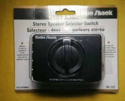 £17 • Buy Radio Shack 2-Way Stereo Speaker Selector Switch For Two Pair Of Speakers