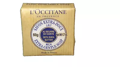 L'Occitane Extra Gentle Milk Bar Soap With Shea Butter 1.7oz 50g New • $9.65