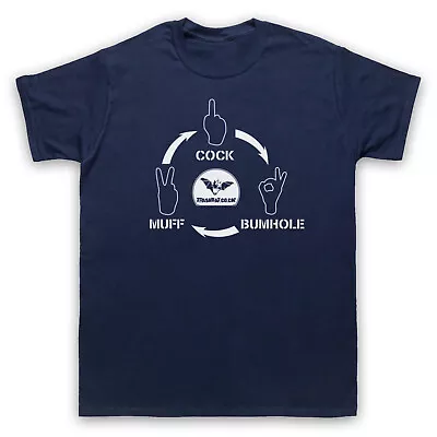 Nathan Barley Cock Muff Bumhole Comedy Tv Rock Paper Mens & Womens T-shirt • £17.99