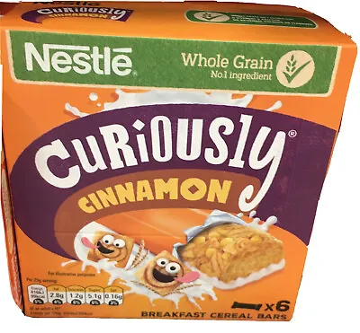 Curiously Cinnamon Cereal Bars Five Boxes Of 6 Snack Bars NEW • £15.99