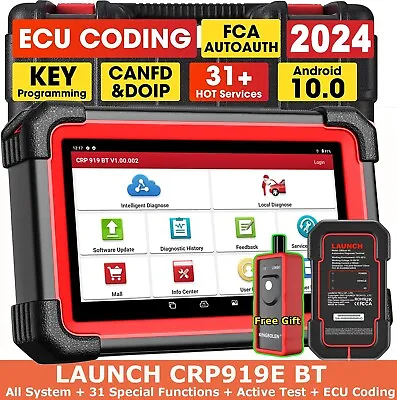 2024 LAUNCH X431 CRP919E BT Elite OBD2 Scanner Car Diagnostic Tool Key Coding • $689