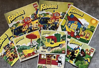 Vintage Lego Fabuland Manuals • £40
