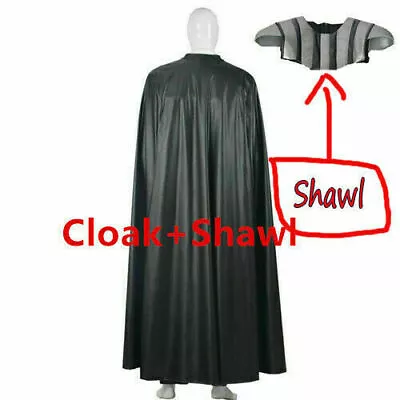 $29.99 • Buy Darth Vader Cape/Cloak And Shawl Cosplay Costume