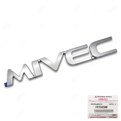 For Mitsubishi L200 Triton MQ Pickup 2015 20 Chrome Rear Logo  MIVEC  • $28.91