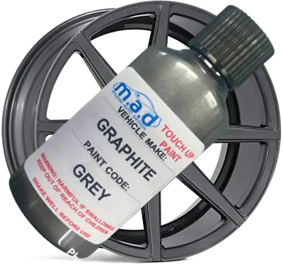 $22.87 • Buy Touch Up Paint 30ML Bottle For Graphite Grey Alloy Wheel Curbing Scratch Repair