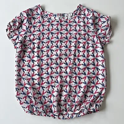 C Wonder By Christian Siriano Blouse Top Women's Size Small Lobster Print • $8.99