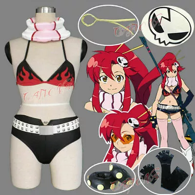 Cafiona Gurren Lagann Tengen Toppa YOKO Cosplay Costume Sexy Bikini Set Any Siz/ • $35