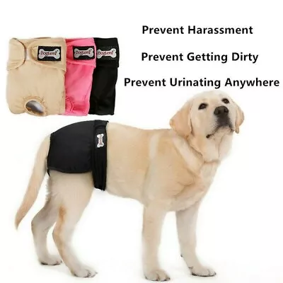 Reusable Washable Dog Diapers For Female Male Nappy Sanitary Soft Panties XS-XL • $9.99