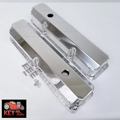 Big Block Ford FE Polished Fabricated Valve Covers 352 360 390 427 428 • $119.95
