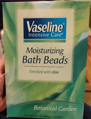 Vaseline Intensive Care Moisturizing Bath Beads W Aloe - Botanical Garden  24oz • $22.99